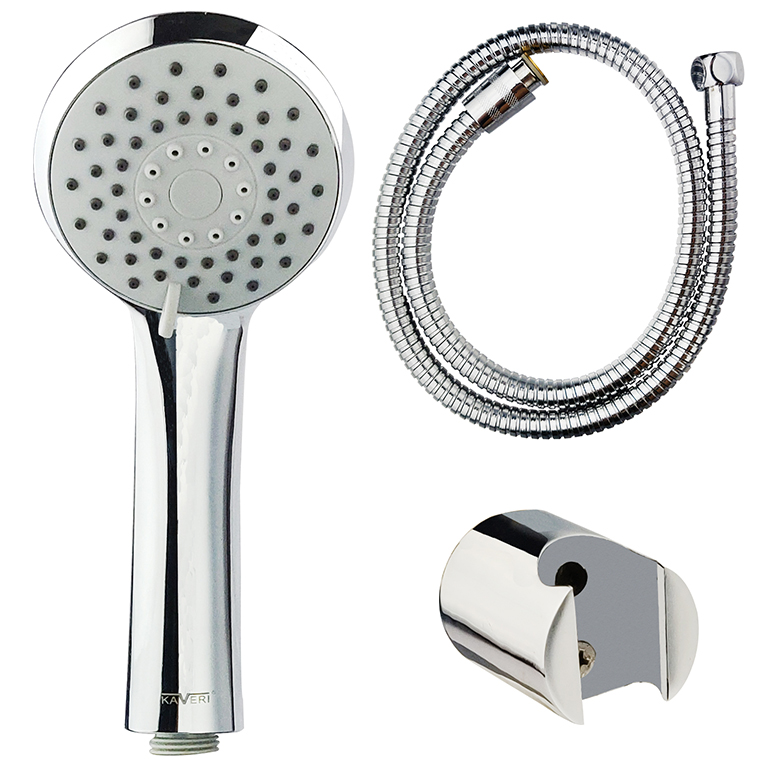 Hand Shower Ceraa with 1m C.P Shower Tube and Brass Hook