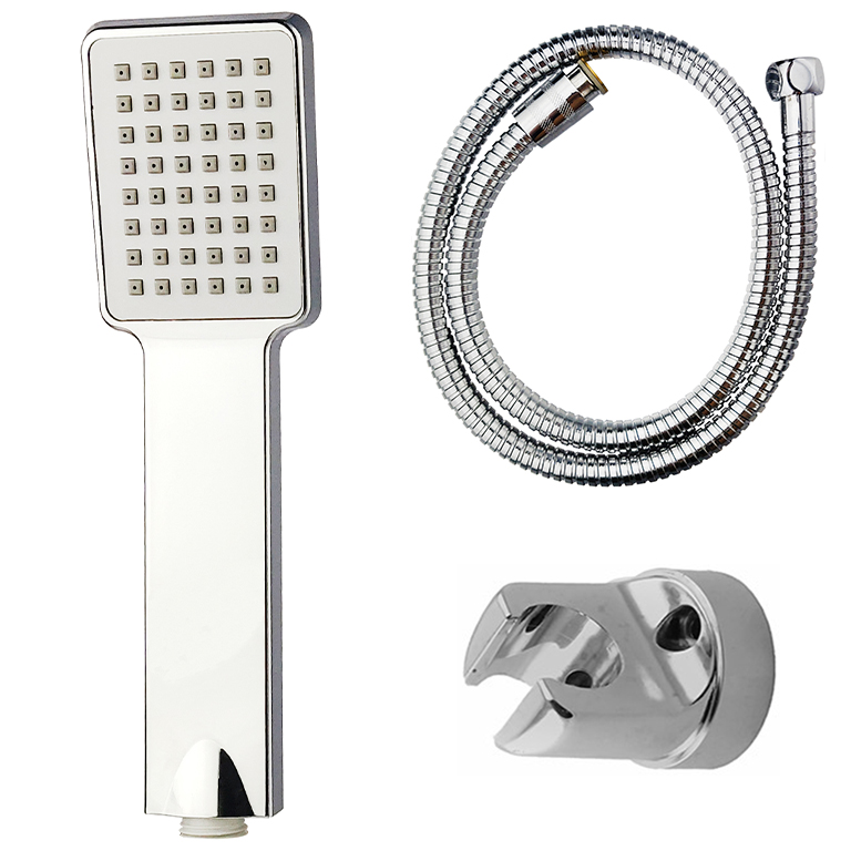 Hand Shower Recto with 1m C.P Shower Tube and ABS Hook