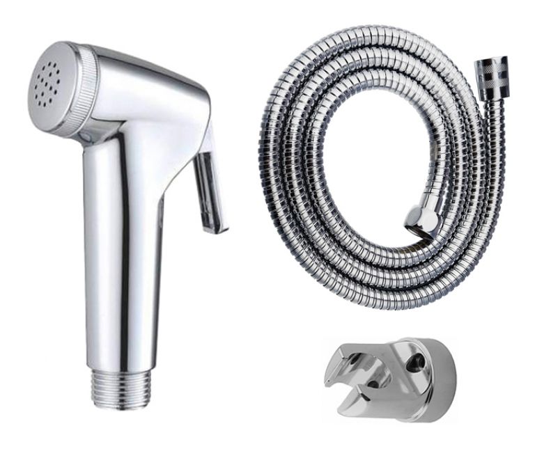 Kaveri Health Faucet Set Continental with 1.5m Shower Tube and ABS Hook